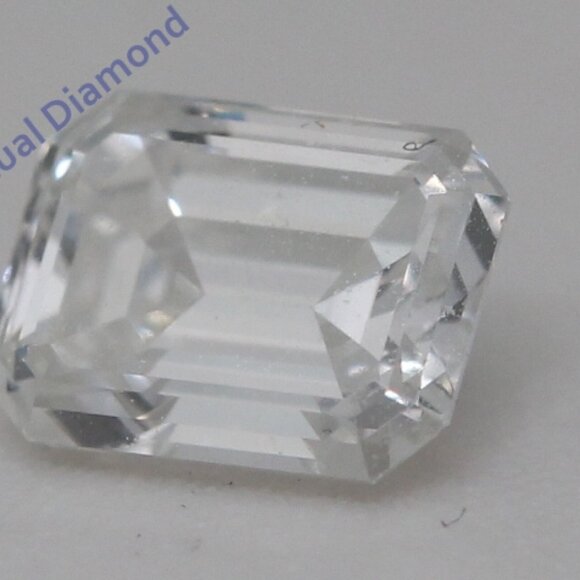 Emerald Natural Diamond Pendant 14K Gold (0.72 Ct G Vvs1) Gia C54200010 - Picture 7 of 7